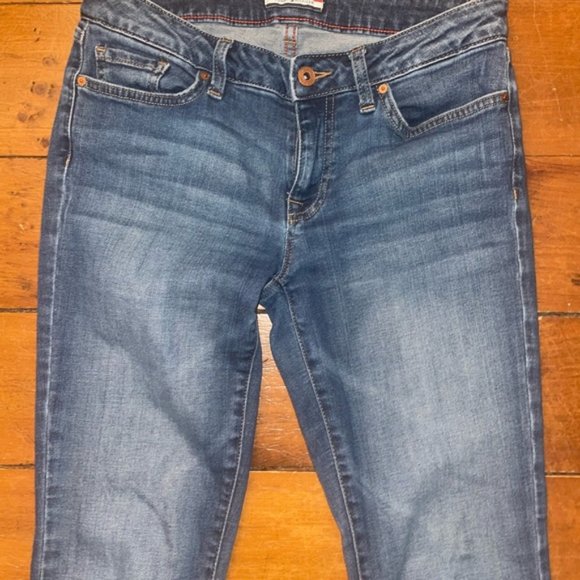 Tommy Hilfiger Blue Denim Straight Leg Jeans 4 Short - Picture 3 of 13
